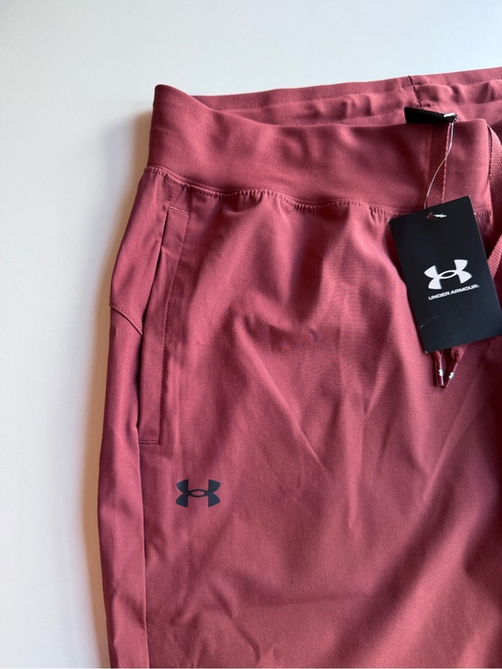 Under Armour Pants - Under Armour UA Rival High Rise Woven Jogger Pants Women’s Large Mauve NWT
